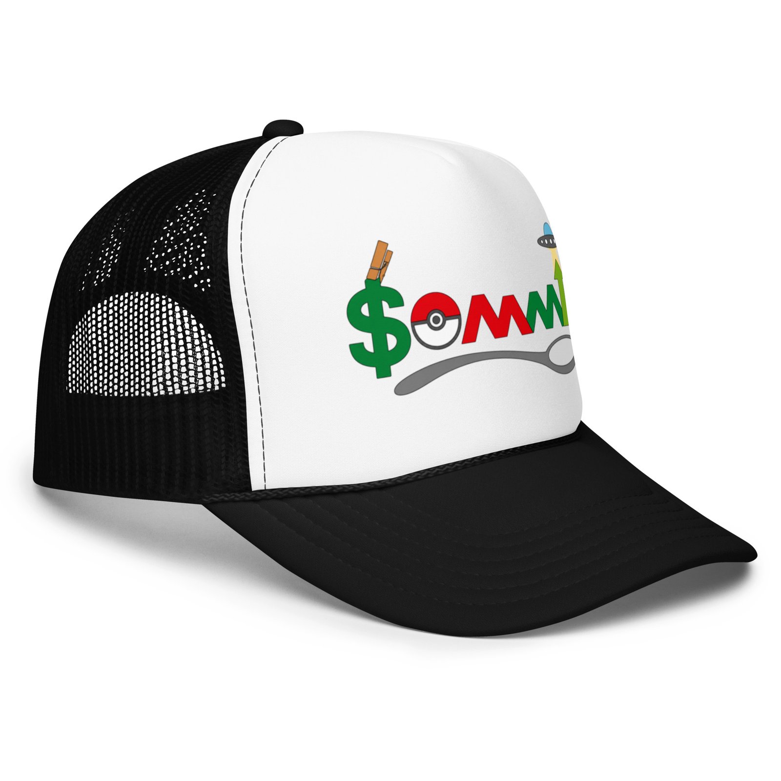 Your Friend Sommi Foam Trucker Cap – Unisex Crypto Hat | Mind Expanding Clothes - Image 43