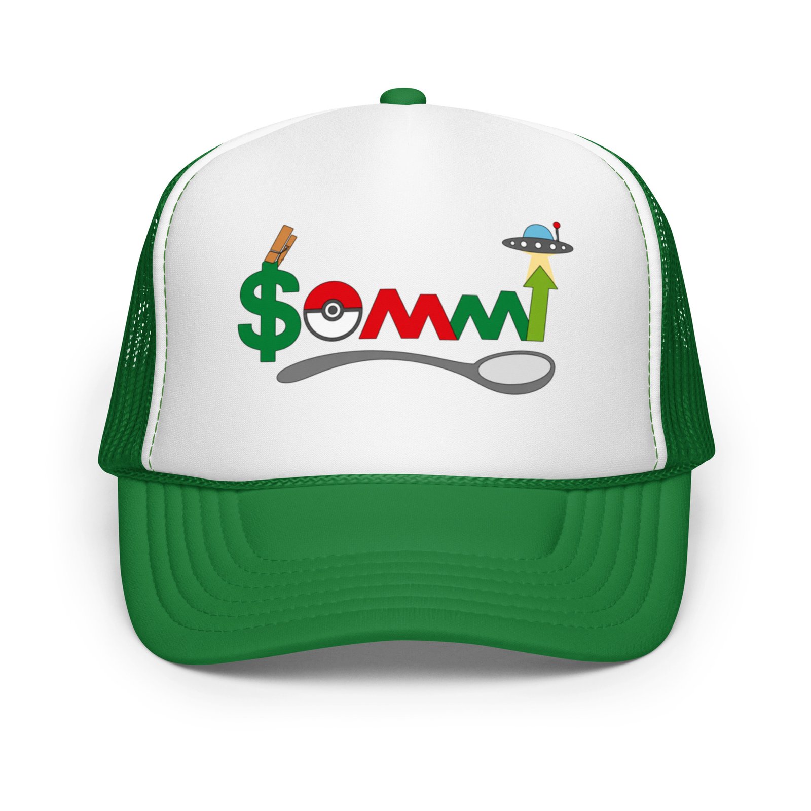 Your Friend Sommi Foam Trucker Cap – Unisex Crypto Hat | Mind Expanding Clothes - Image 29