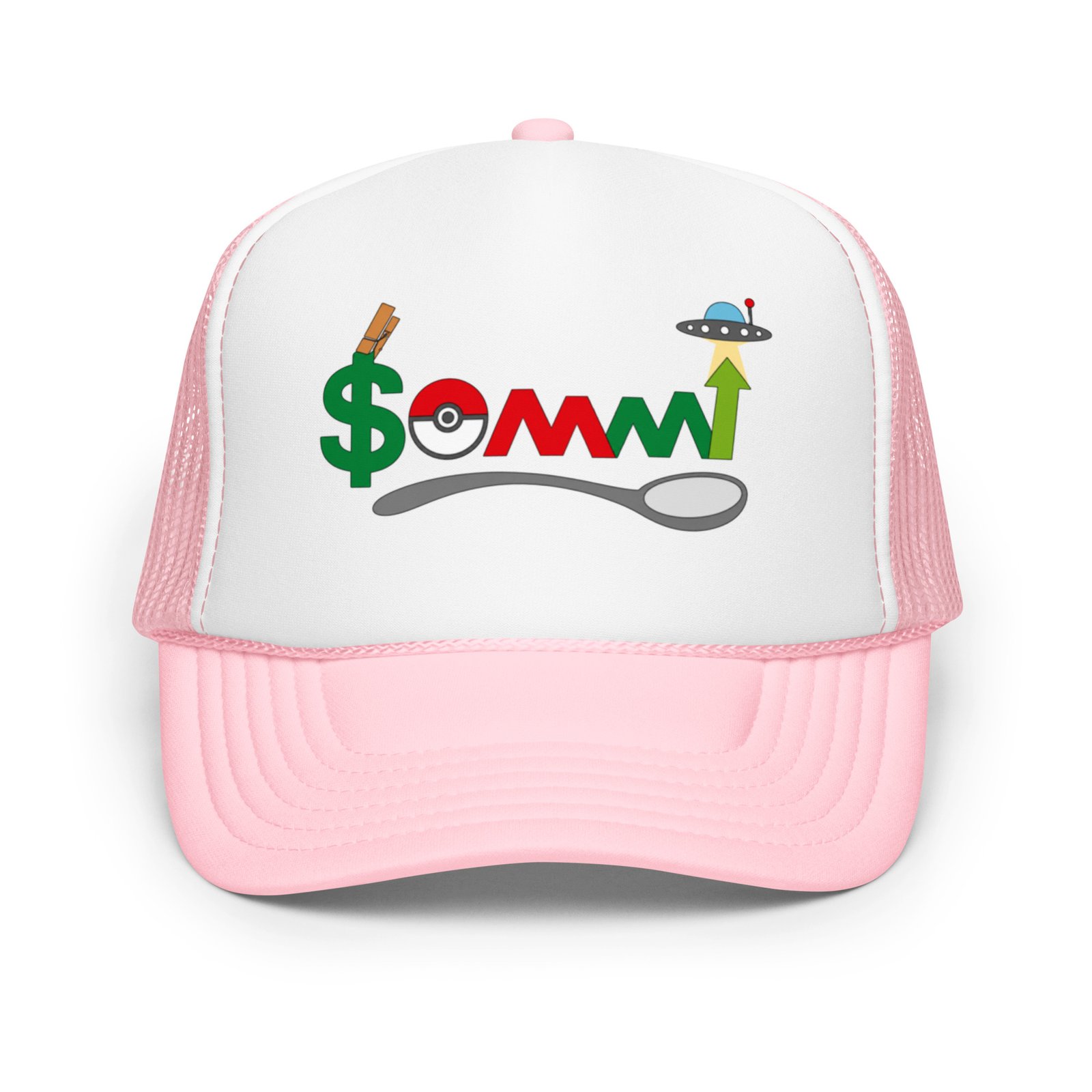 Your Friend Sommi Foam Trucker Cap – Unisex Crypto Hat | Mind Expanding Clothes - Image 37