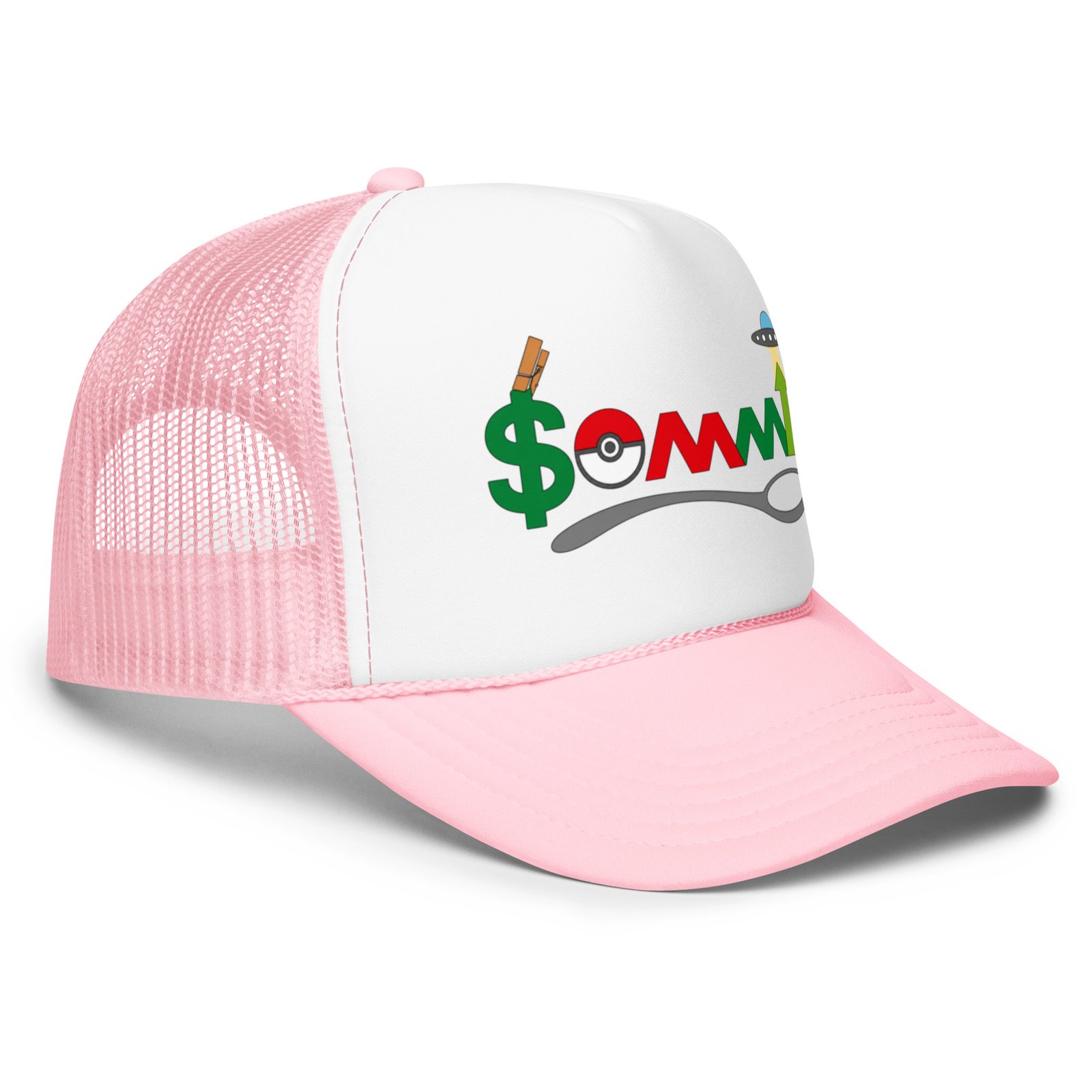 Your Friend Sommi Foam Trucker Cap – Unisex Crypto Hat | Mind Expanding Clothes - Image 39
