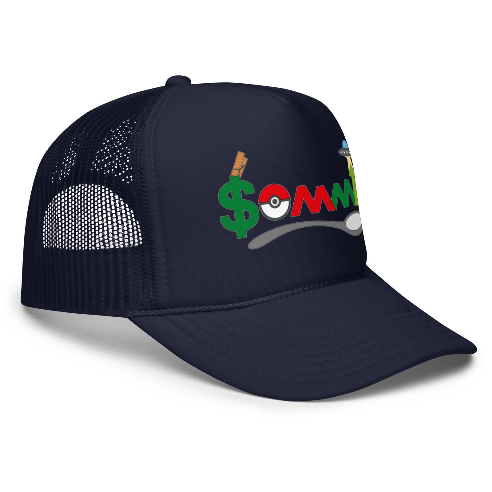 Your Friend Sommi Foam Trucker Cap – Unisex Crypto Hat | Mind Expanding Clothes - Image 15