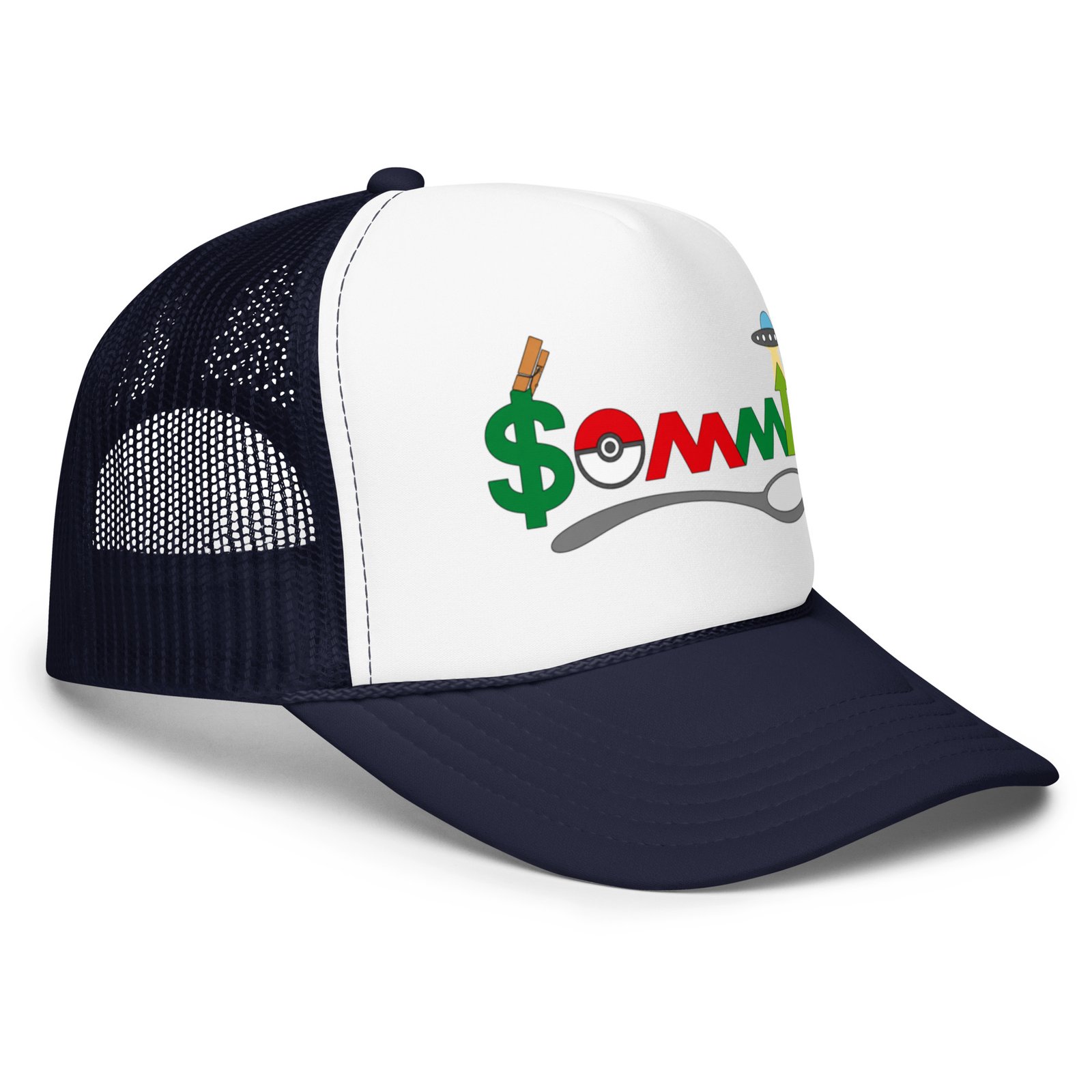 Your Friend Sommi Foam Trucker Cap – Unisex Crypto Hat | Mind Expanding Clothes - Image 19