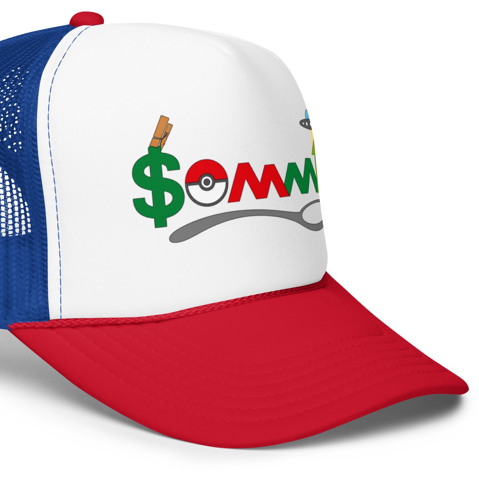 Your Friend Sommi Foam Trucker Cap – Unisex Crypto Hat | Mind Expanding Clothes - Image 7