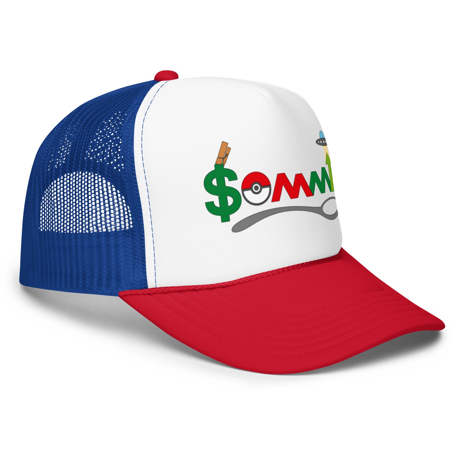 Your Friend Sommi Foam Trucker Cap – Unisex Crypto Hat | Mind Expanding Clothes - Image 3