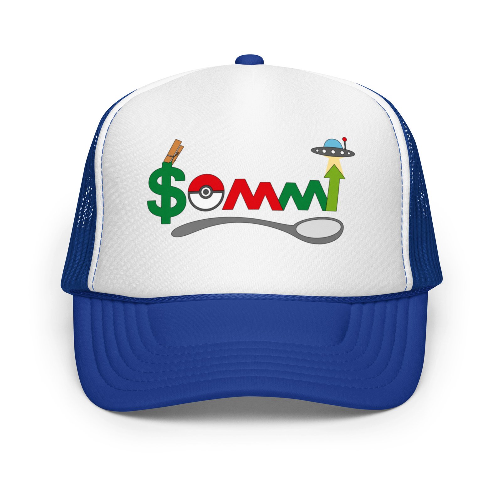 Your Friend Sommi Foam Trucker Cap – Unisex Crypto Hat | Mind Expanding Clothes - Image 21