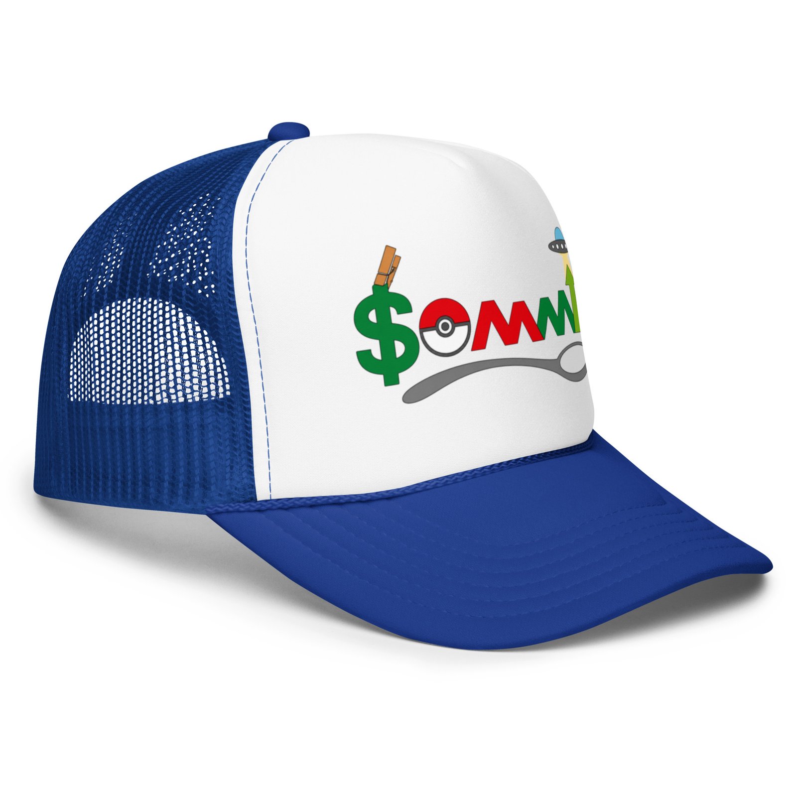 Your Friend Sommi Foam Trucker Cap – Unisex Crypto Hat | Mind Expanding Clothes - Image 23