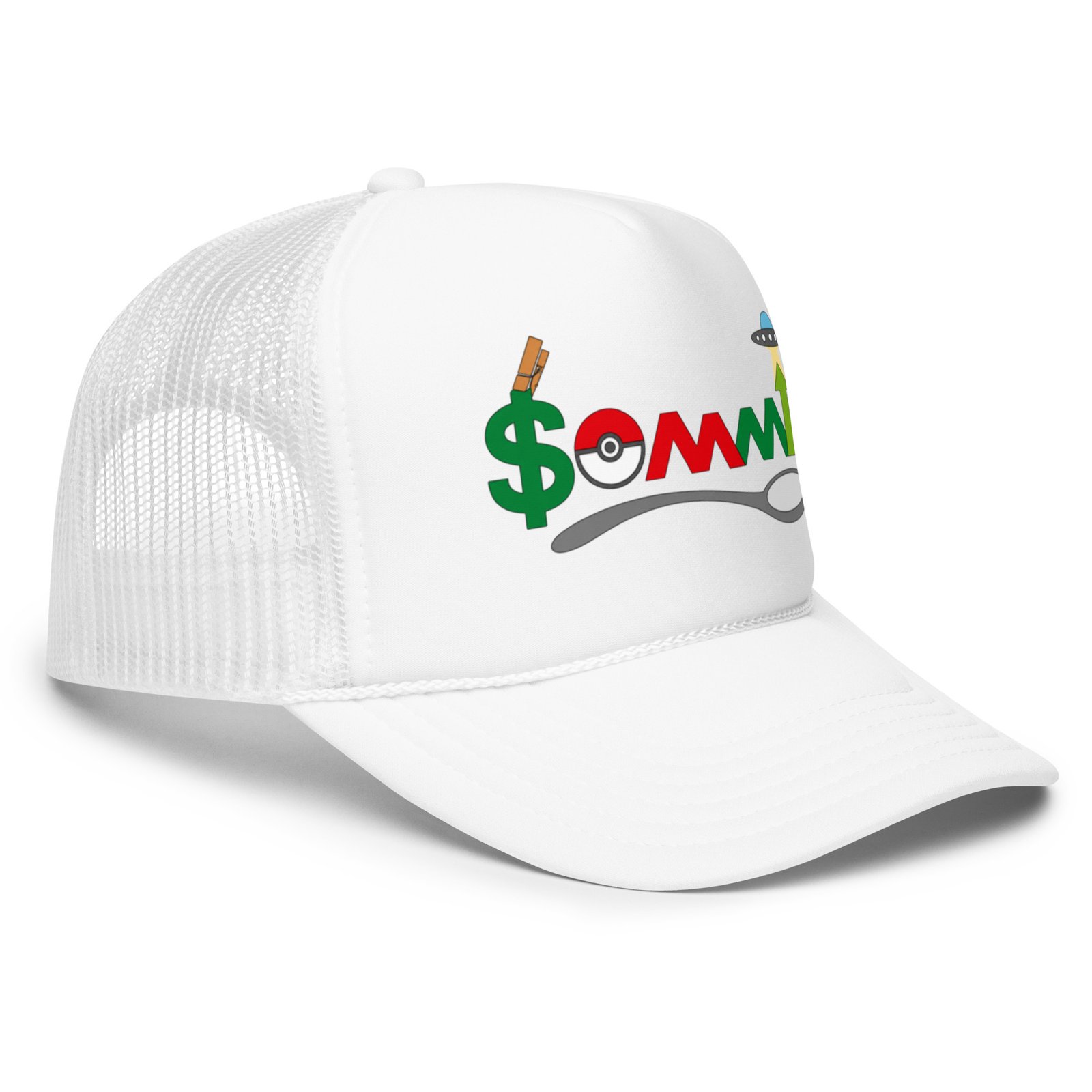 Your Friend Sommi Foam Trucker Cap – Unisex Crypto Hat | Mind Expanding Clothes - Image 47