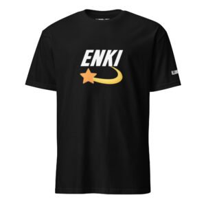 Enki T-Shirt - Unisex 100% Cotton Tee | Mind Expanding Ancient Activist Clothes (White Text)