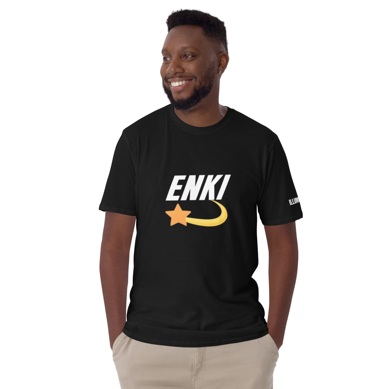 Enki T-Shirt - Unisex 100% Cotton Tee | Mind Expanding Ancient Activist Clothes (White Text) - Image 5