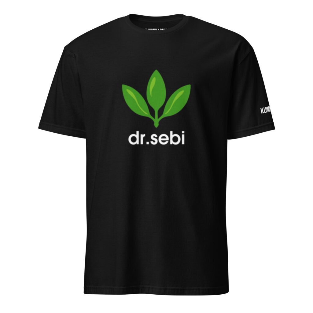 Dr. Sebi T-Shirt - Unisex 100% Cotton Inspirational Tee | Herbalist Clothes (White Text)
