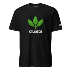 Dr. Sebi T-Shirt - Unisex 100% Cotton Inspirational Tee | Herbalist Clothes (White Text)