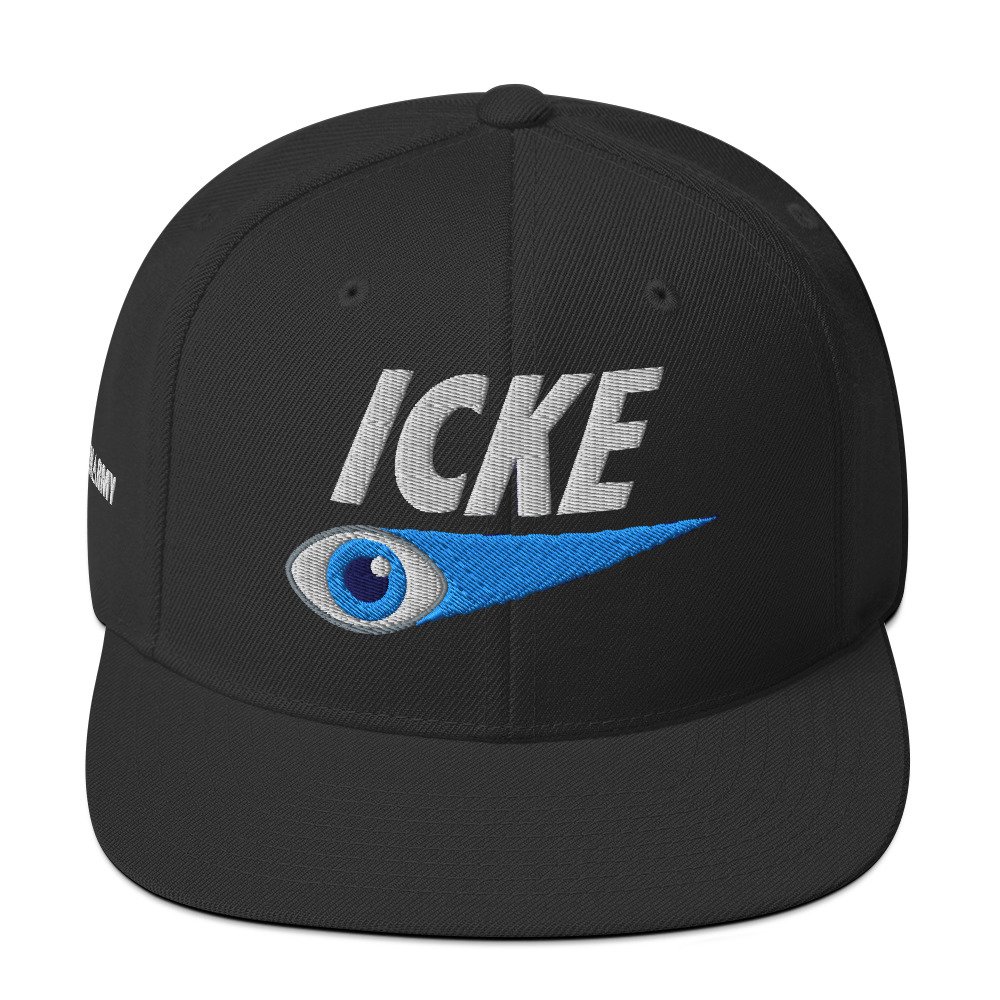 David Icke Snapback Cap – Inspirational Hat Unisex | Mind Expanding Activist Clothes (White Text) - Image 9