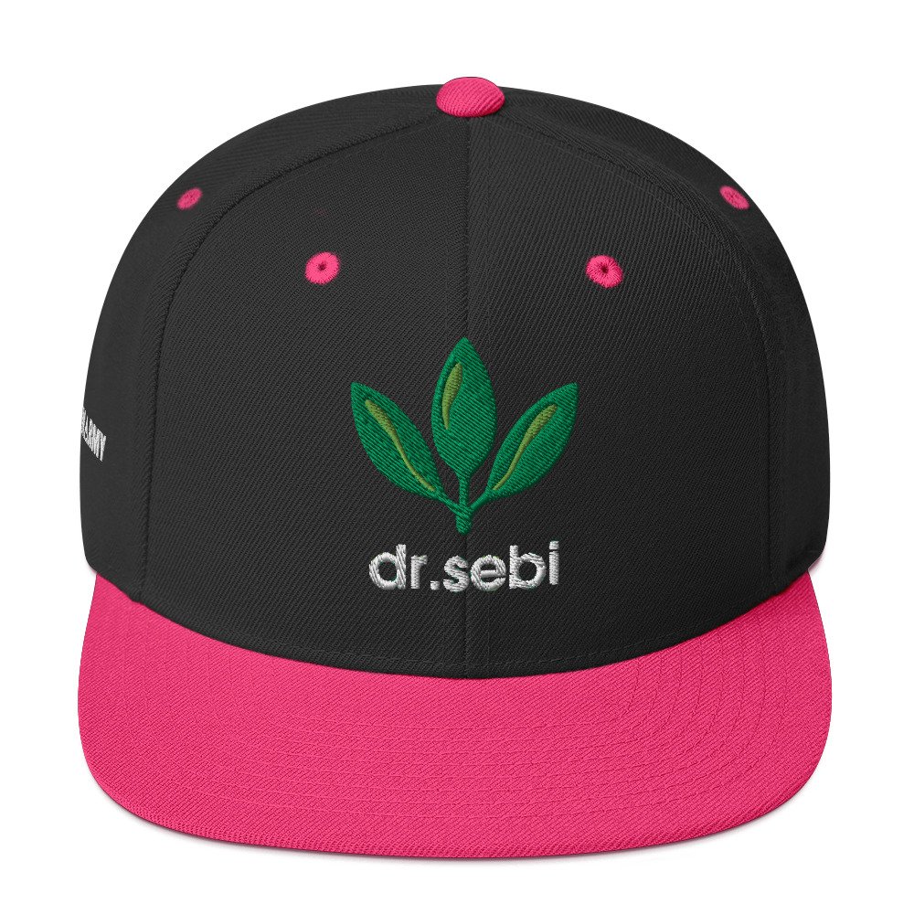 Dr. Sebi Snapback Cap – Inspirational Unisex Hat | Herbalist Clothes (White Text) - Image 17