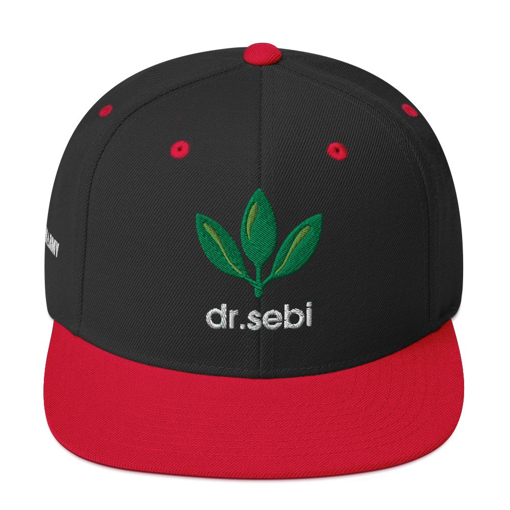 Dr. Sebi Snapback Cap – Inspirational Unisex Hat | Herbalist Clothes (White Text) - Image 9