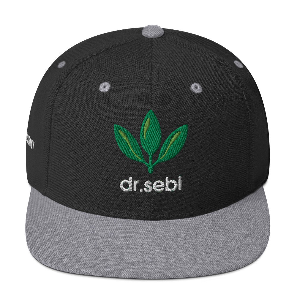 Dr. Sebi Snapback Cap – Inspirational Unisex Hat | Herbalist Clothes (White Text) - Image 25