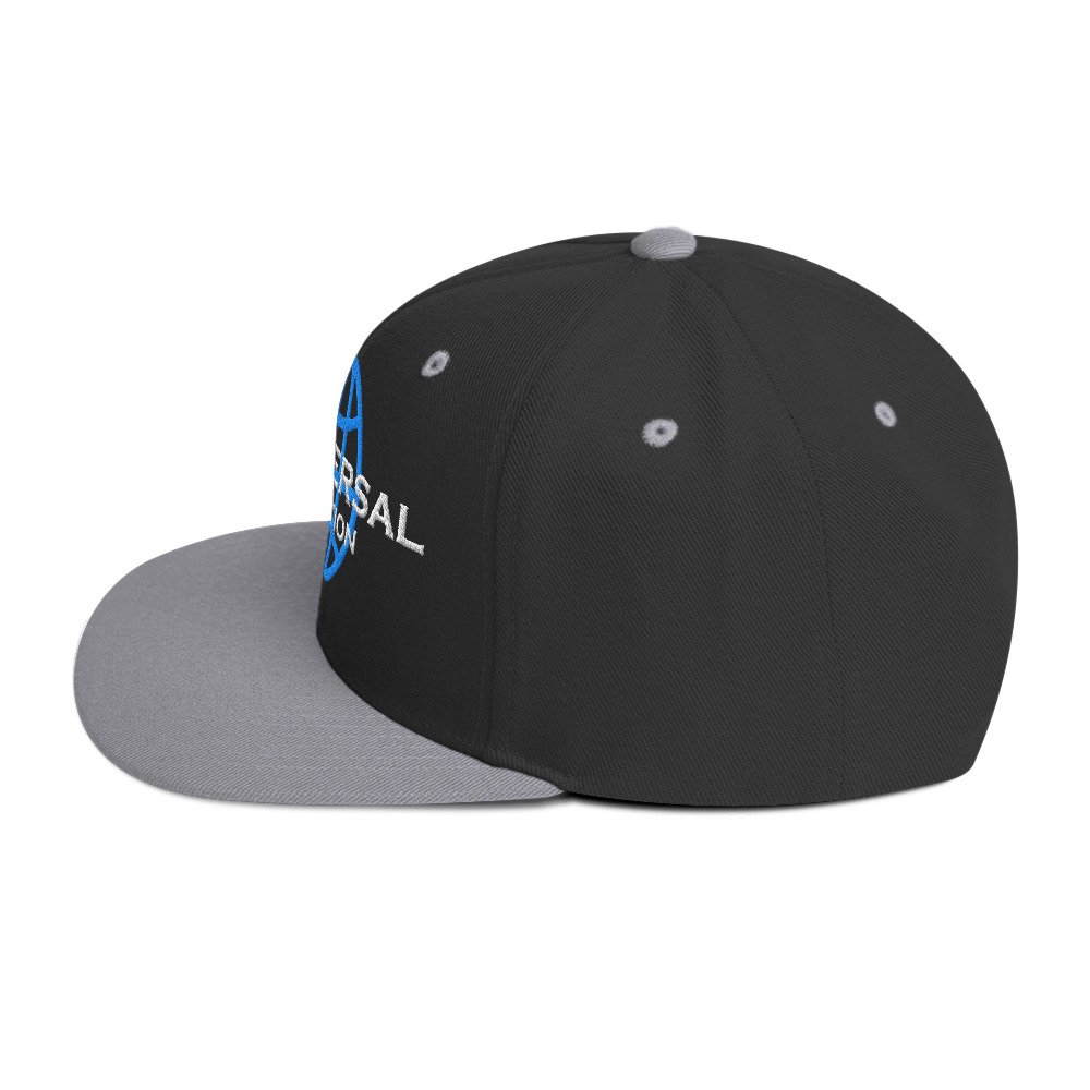 Multiversal Simulation Snapback Cap – Unisex Holographic Universe Clothes (White Text) - Image 27