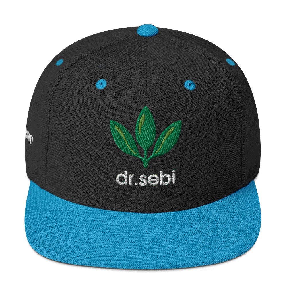 Dr. Sebi Snapback Cap – Inspirational Unisex Hat | Herbalist Clothes (White Text) - Image 21
