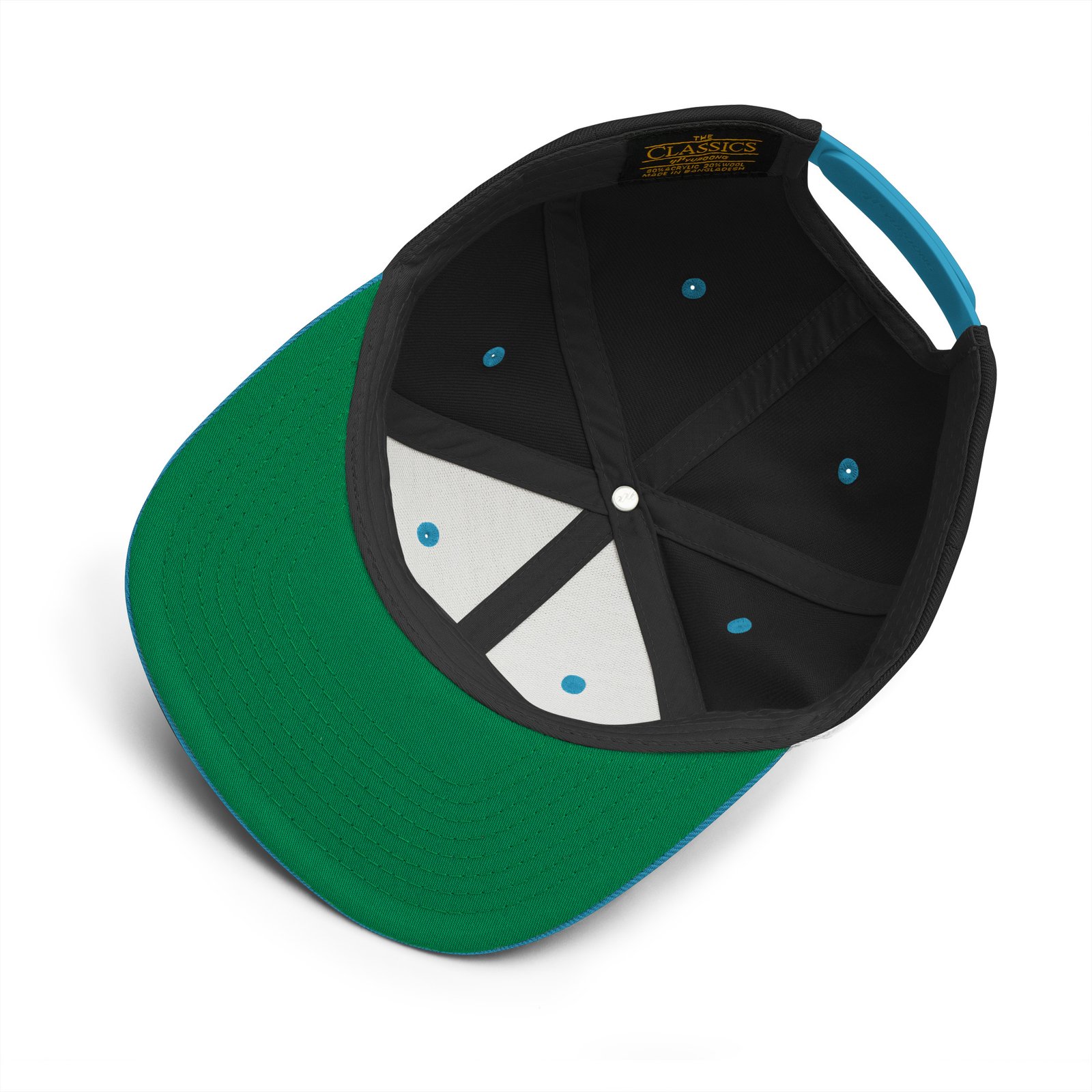 Multiversal Simulation Snapback Cap – Unisex Holographic Universe Clothes (White Text) - Image 8