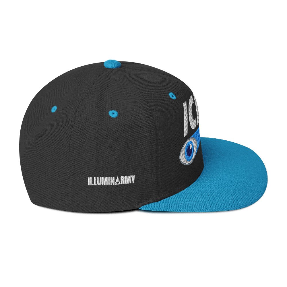 David Icke Snapback Cap – Inspirational Hat Unisex | Mind Expanding Activist Clothes (White Text) - Image 16