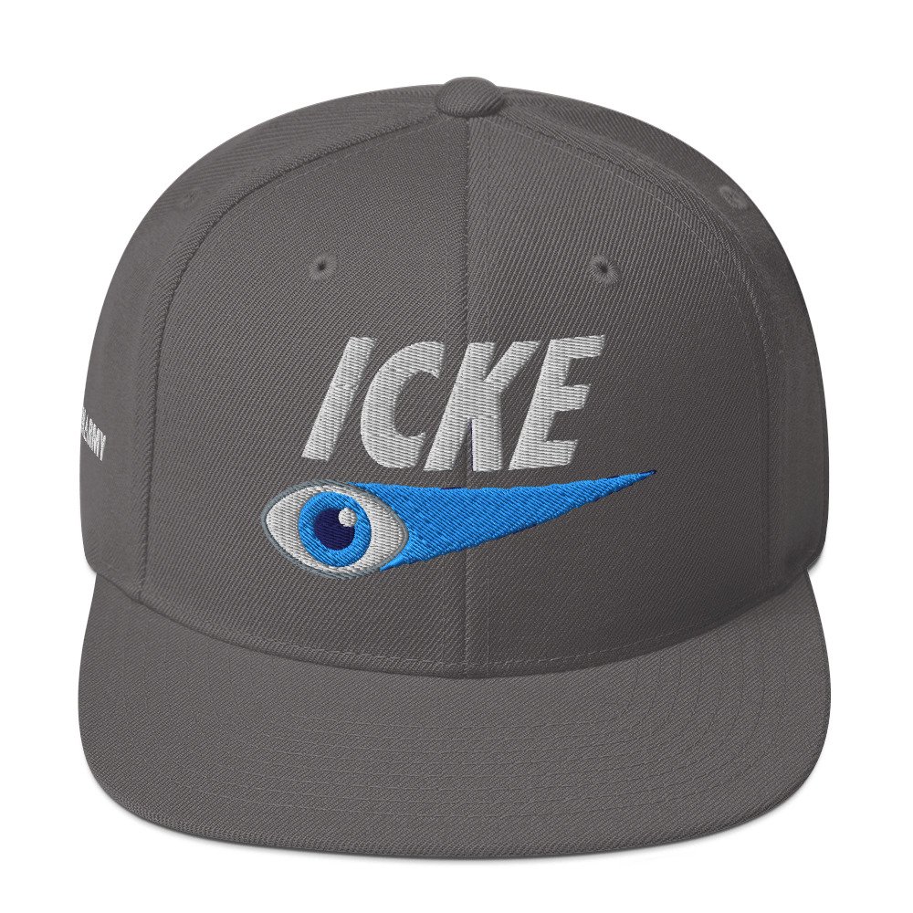 David Icke Snapback Cap – Inspirational Hat Unisex | Mind Expanding Activist Clothes (White Text) - Image 49