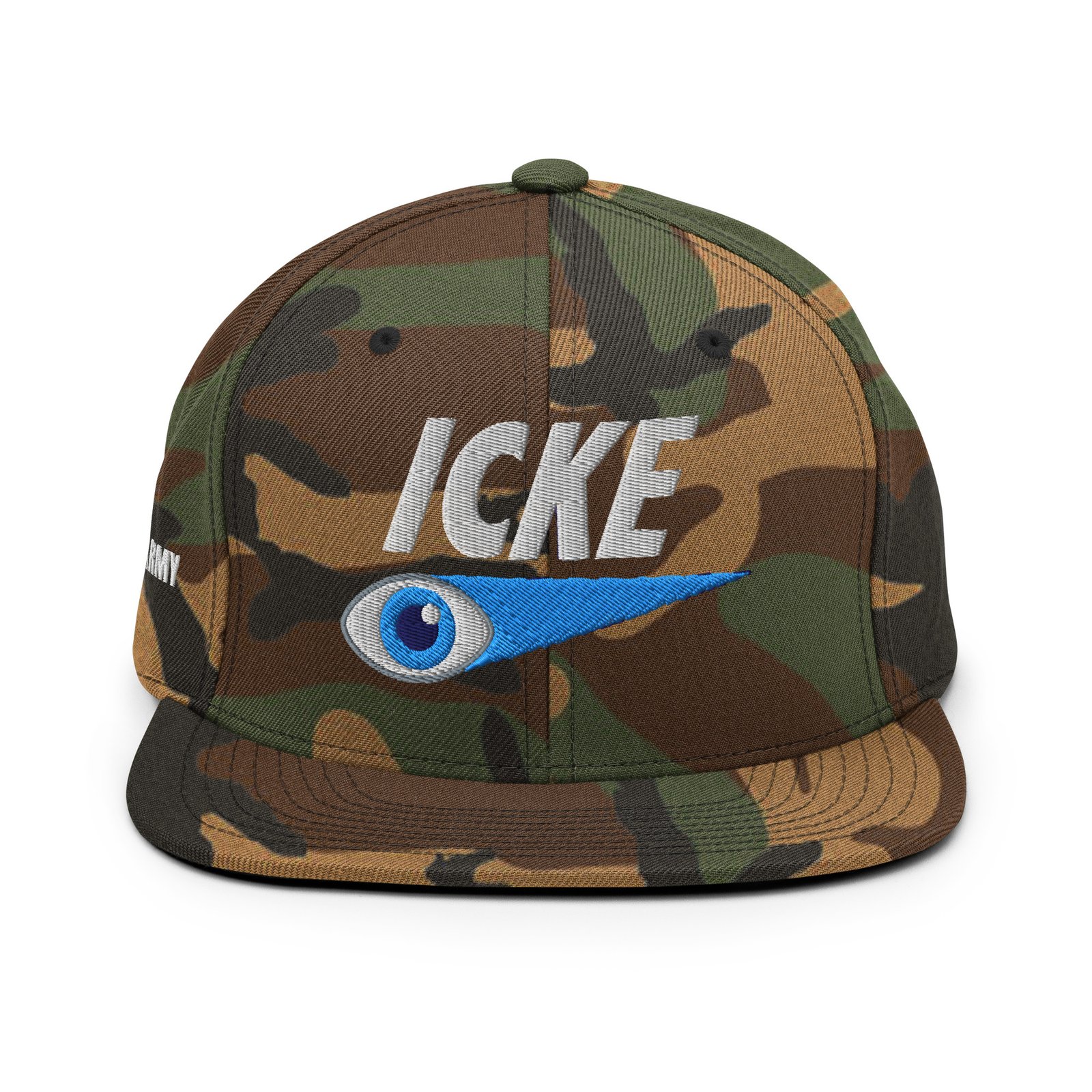 David Icke Snapback Cap – Inspirational Hat Unisex | Mind Expanding Activist Clothes (White Text) - Image 7