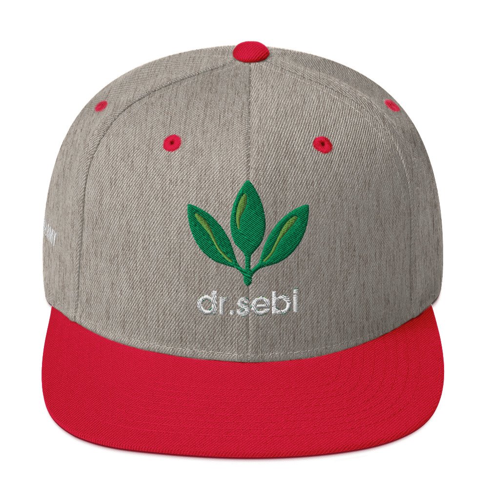 Dr. Sebi Snapback Cap – Inspirational Unisex Hat | Herbalist Clothes (White Text) - Image 65