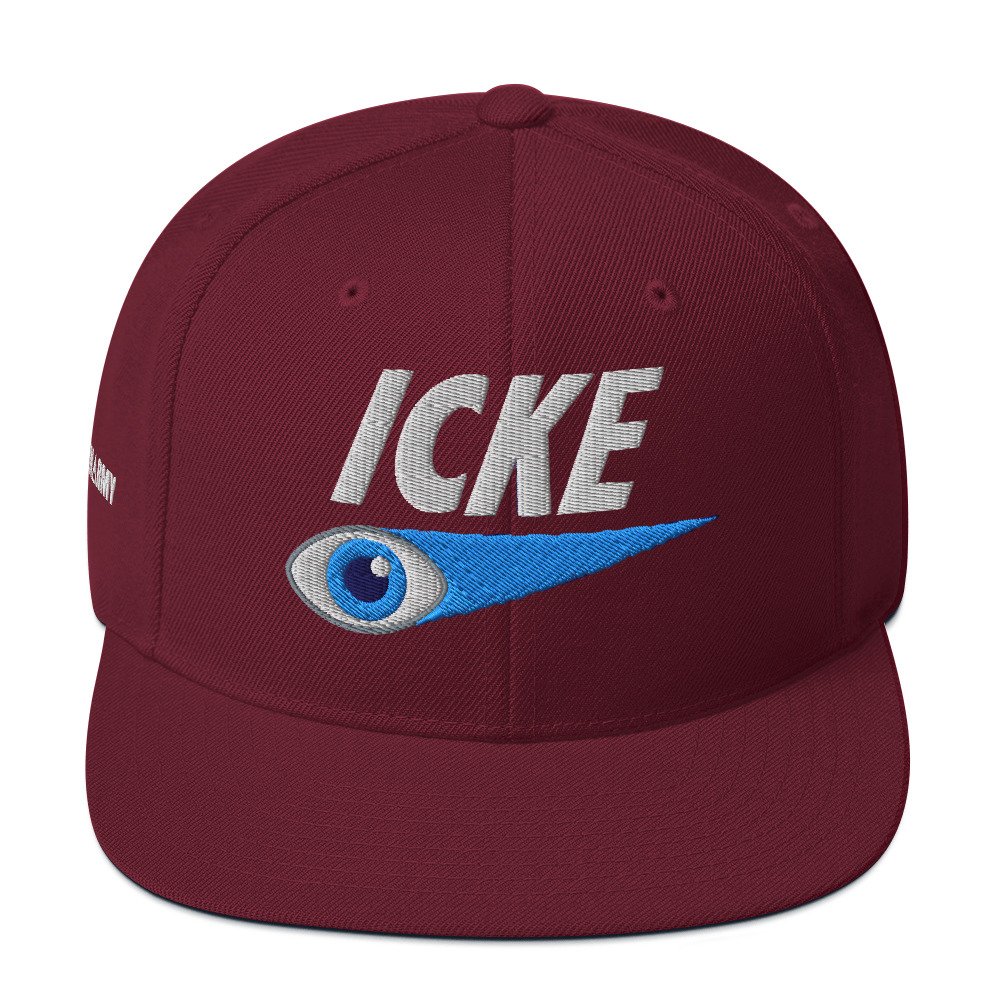 David Icke Snapback Cap – Inspirational Hat Unisex | Mind Expanding Activist Clothes (White Text) - Image 45