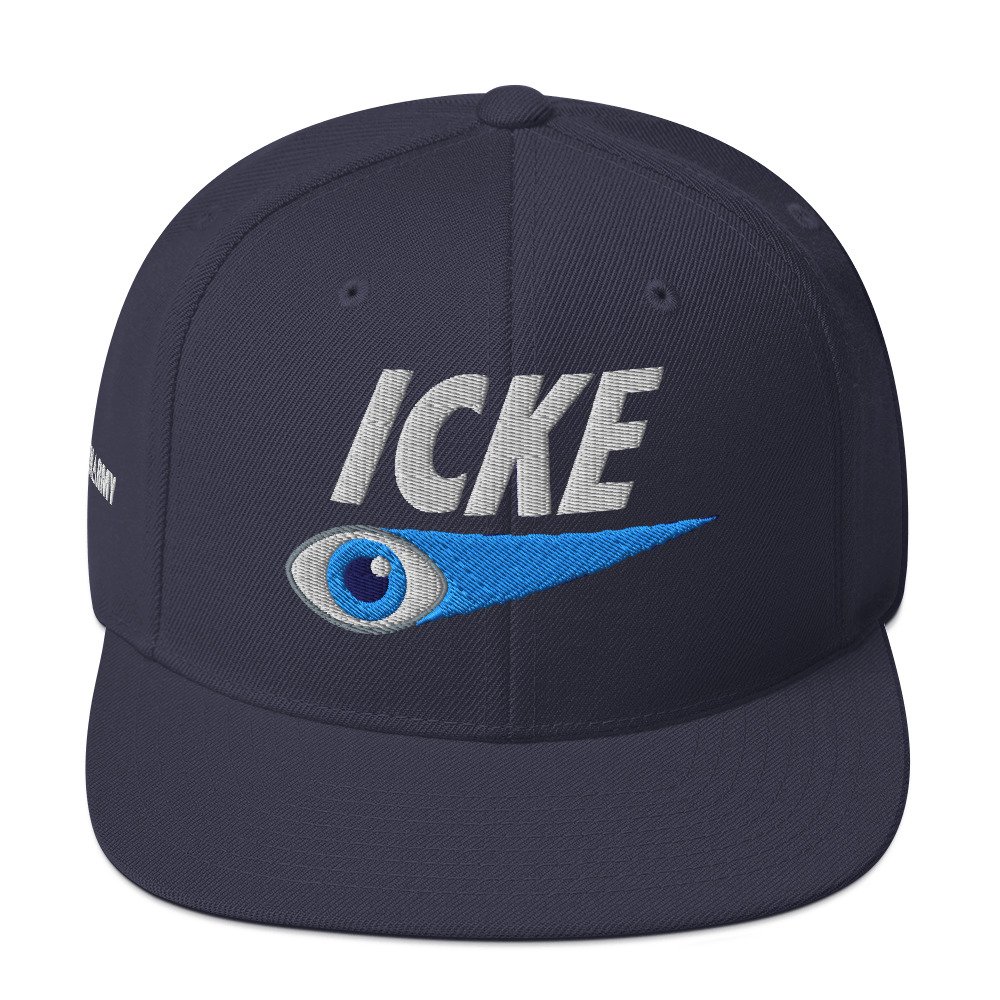 David Icke Snapback Cap – Inspirational Hat Unisex | Mind Expanding Activist Clothes (White Text) - Image 37
