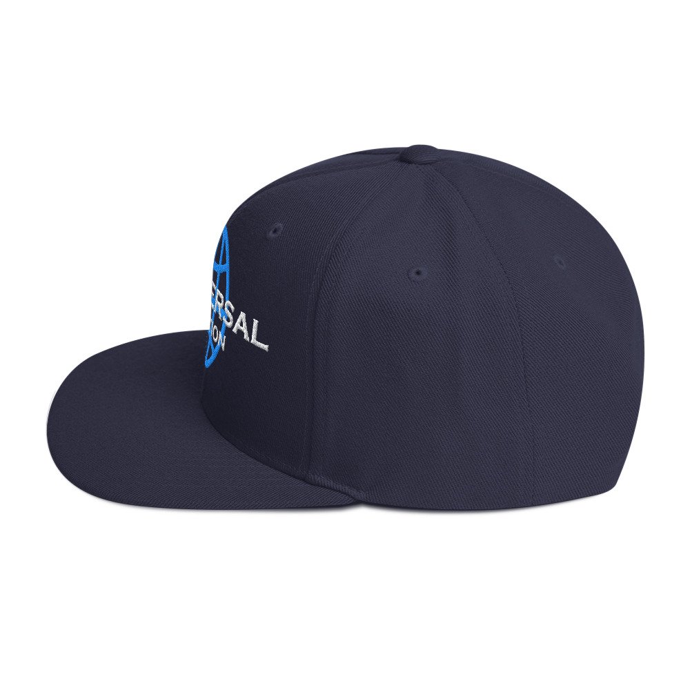 Multiversal Simulation Snapback Cap – Unisex Holographic Universe Clothes (White Text) - Image 43