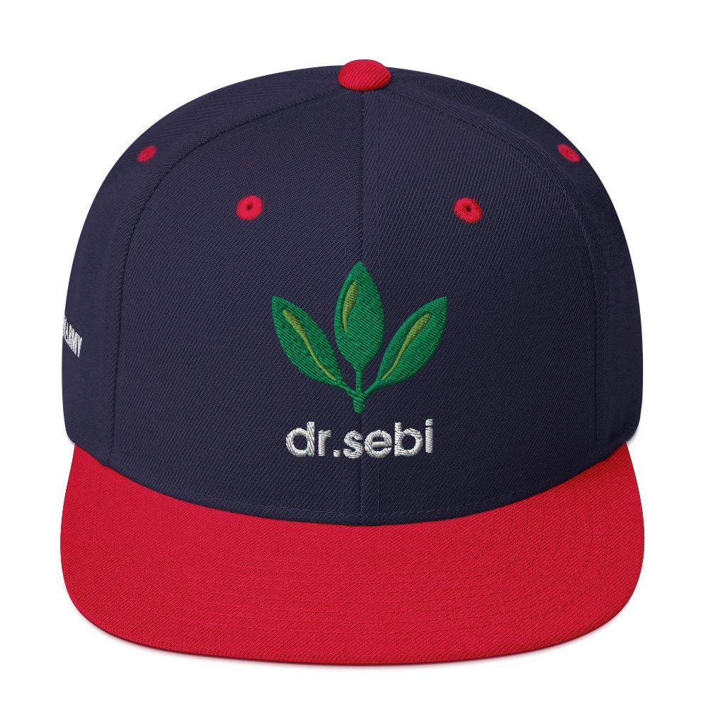 Dr. Sebi Snapback Cap – Inspirational Unisex Hat | Herbalist Clothes (White Text) - Image 13