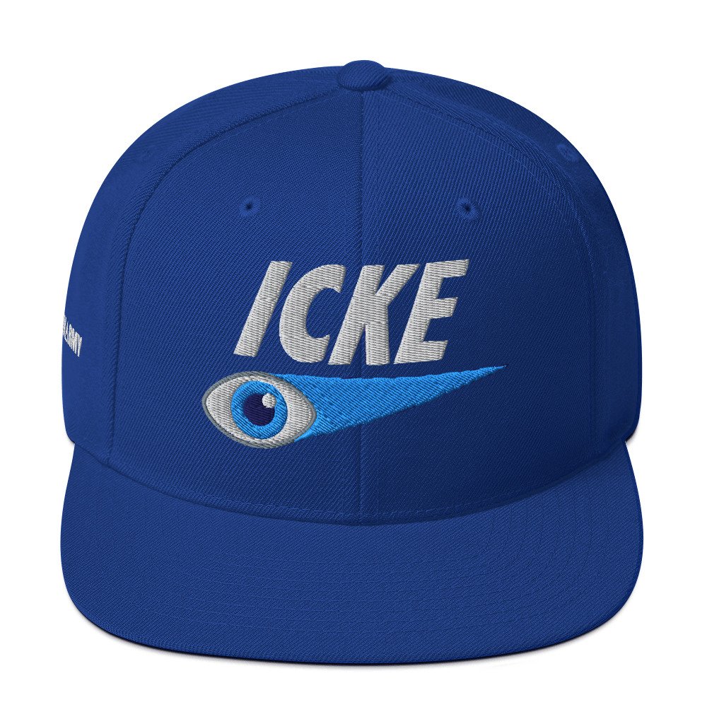 David Icke Snapback Cap – Inspirational Hat Unisex | Mind Expanding Activist Clothes (White Text) - Image 33
