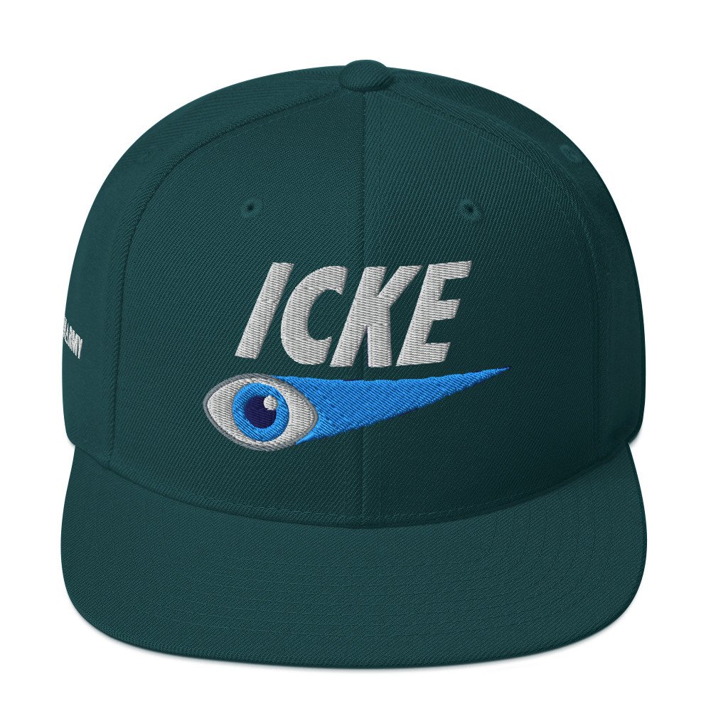 David Icke Snapback Cap – Inspirational Hat Unisex | Mind Expanding Activist Clothes (White Text) - Image 41