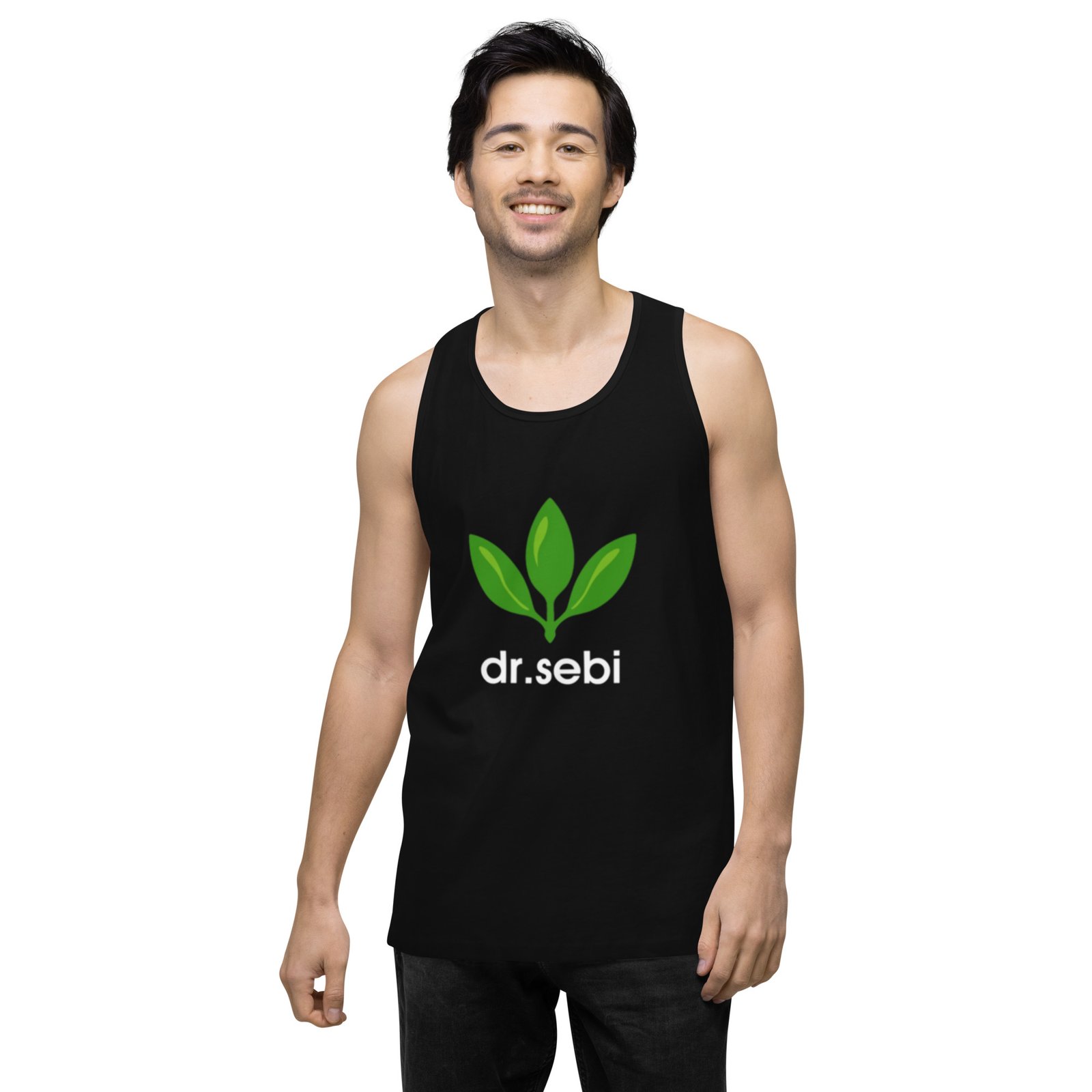 Dr. Sebi Tank Top – Unisex 100% Cotton Inspirational Vest | Herbalist Clothes (White Text) - Image 7