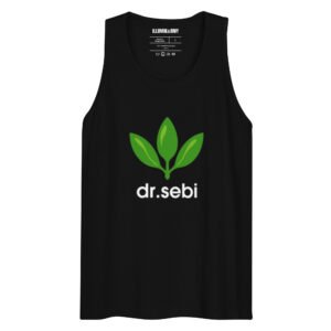 Dr. Sebi Tank Top – Unisex 100% Cotton Inspirational Vest | Herbalist Clothes (White Text)