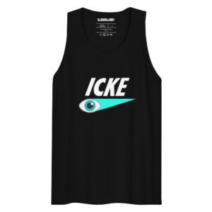 David Icke Tank Top – Unisex 100% Cotton Vest | Mind Expanding Activist Clothes (White Text)