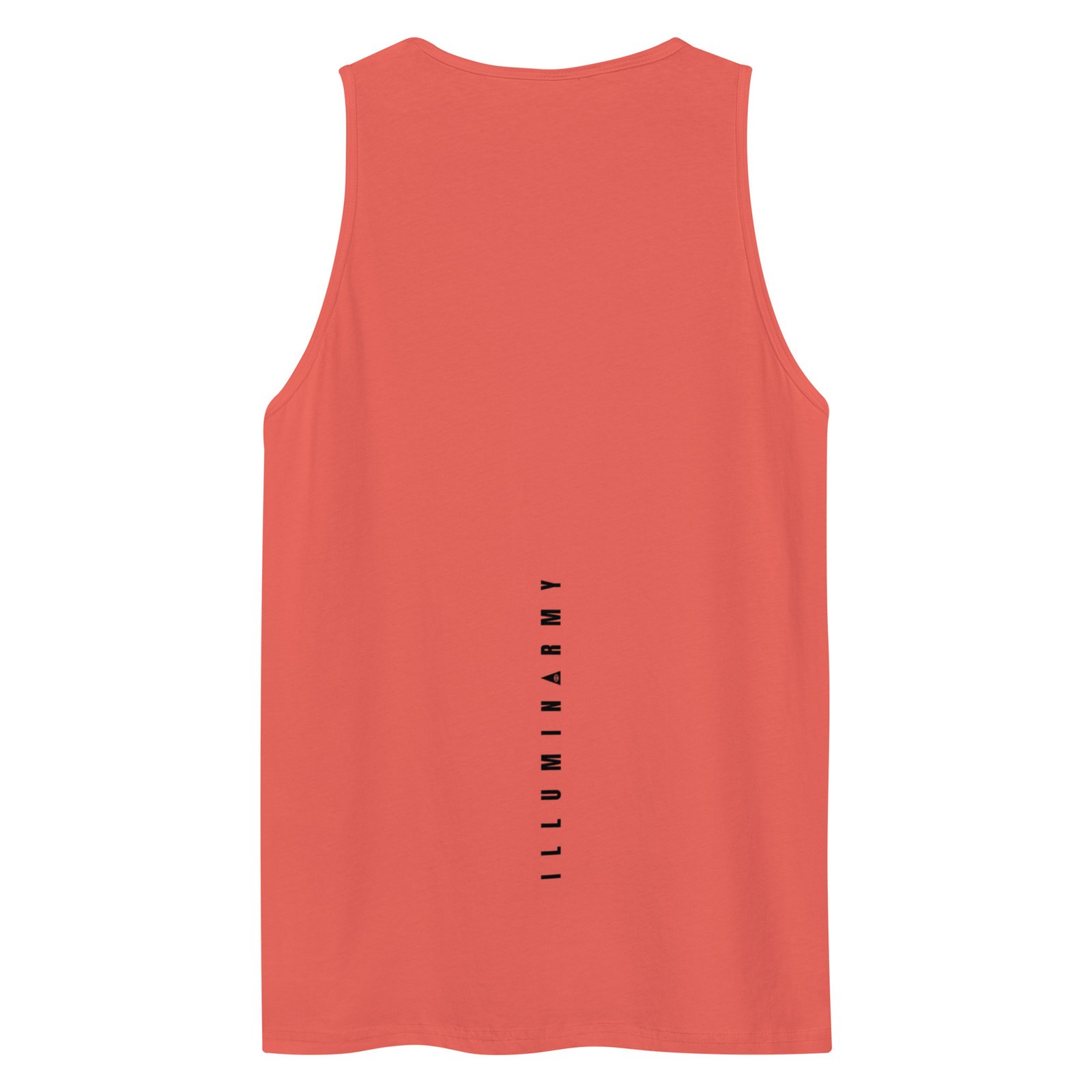 Illuminarmy Tank Top – Unisex 100% Cotton Illuminati Vest | Inspirational Activist Clothes (Black Text) - Image 14