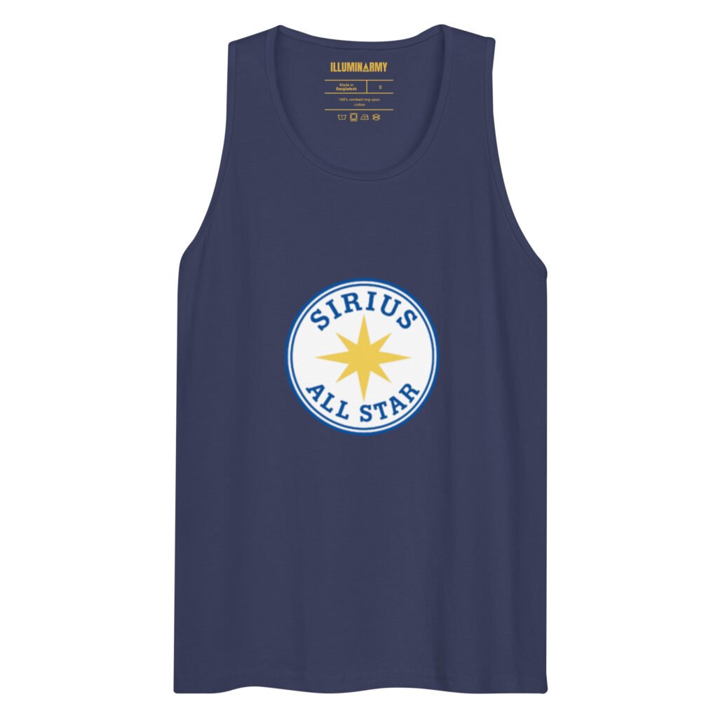 Sirius All Star Tank Top – Unisex 100% Cotton Inspirational Vest | Mind Expanding Clothes