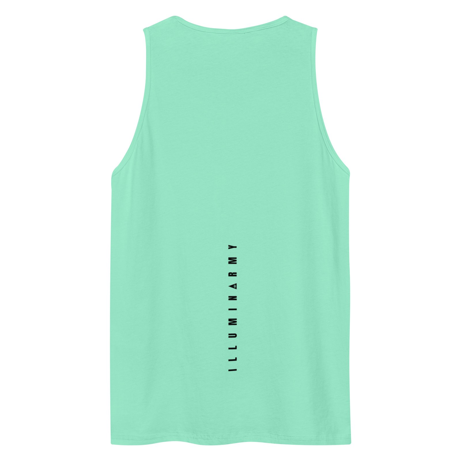 Illuminarmy Tank Top – Unisex 100% Cotton Illuminati Vest | Inspirational Activist Clothes (Black Text) - Image 20