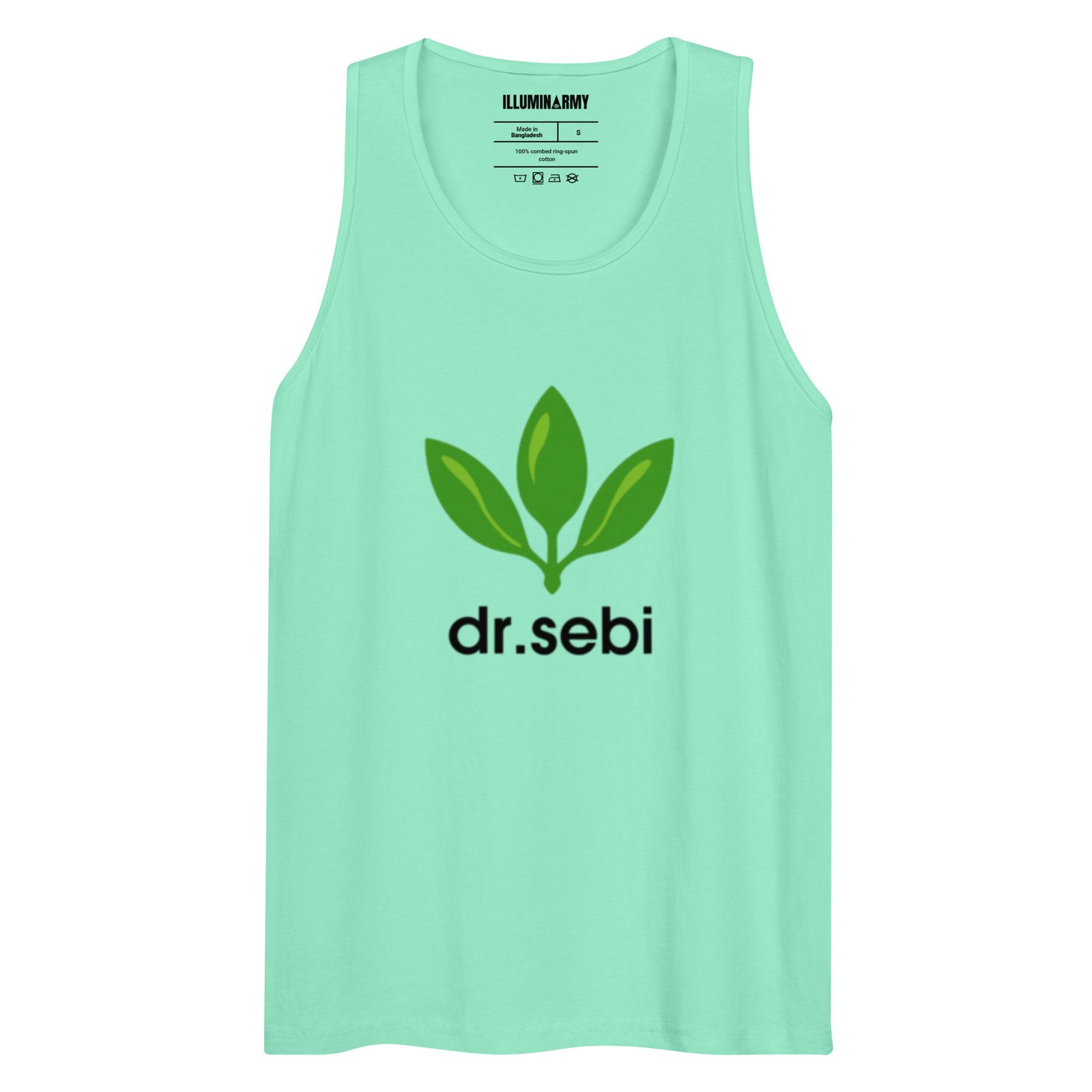 Dr. Sebi Tank Top – Unisex 100% Cotton Inspirational Vest | Herbalist Clothes (Black Text) - Image 9