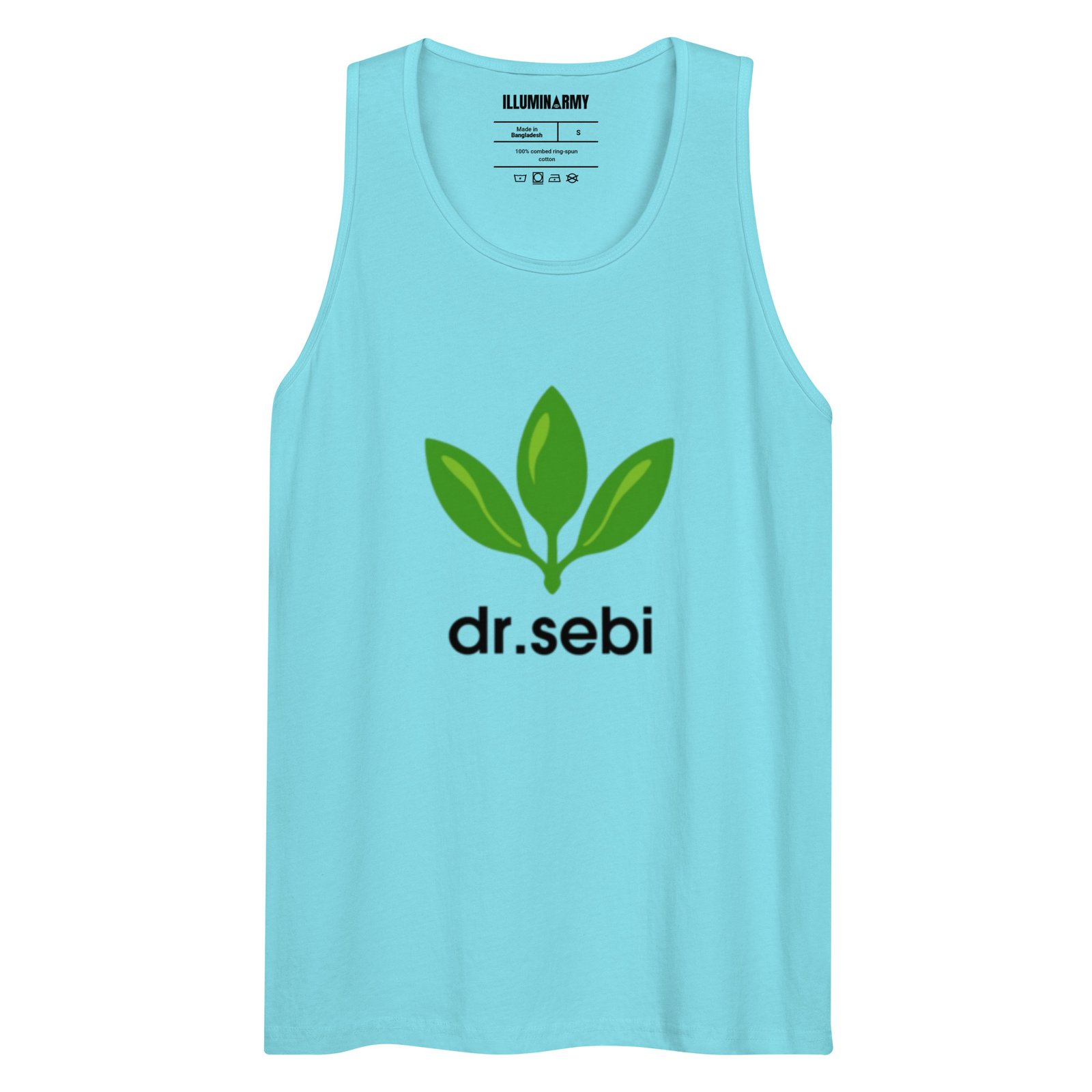 Dr. Sebi Tank Top – Unisex 100% Cotton Inspirational Vest | Herbalist Clothes (Black Text) - Image 11