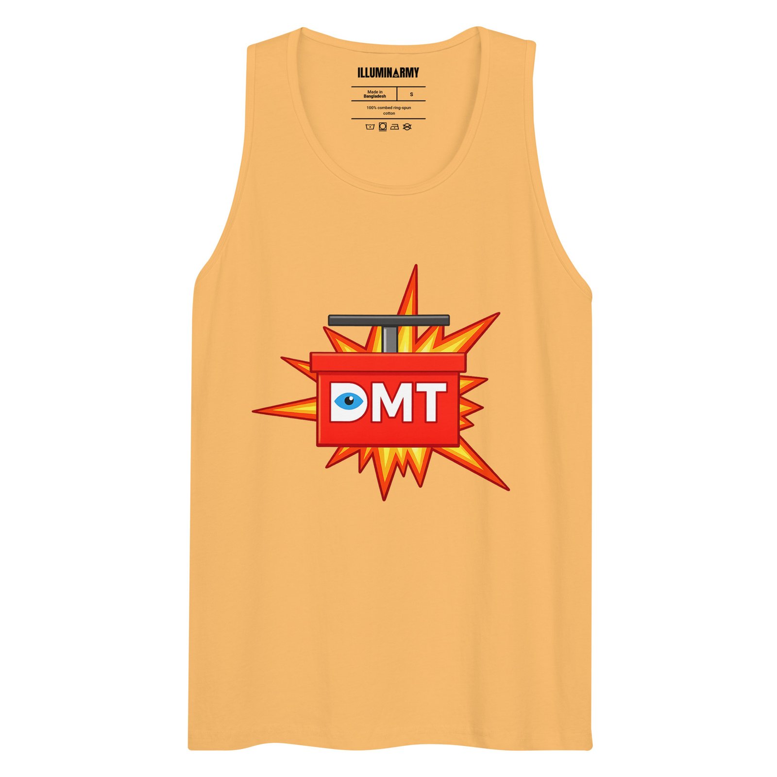 DMT Tank Top – Unisex 100% Cotton Psychedelic Vest | DMT TNT Explosion/Mind Expanding Clothes - Image 11