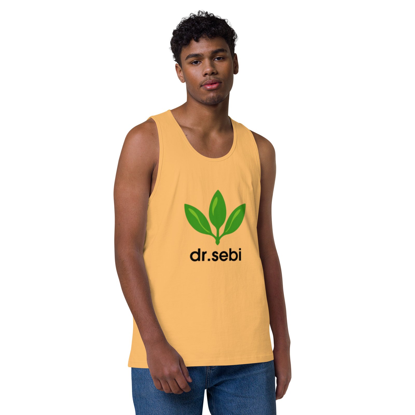 Dr. Sebi Tank Top – Unisex 100% Cotton Inspirational Vest | Herbalist Clothes (Black Text) - Image 5