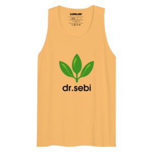 Dr. Sebi Tank Top – Unisex 100% Cotton Inspirational Vest | Herbalist Clothes (Black Text)