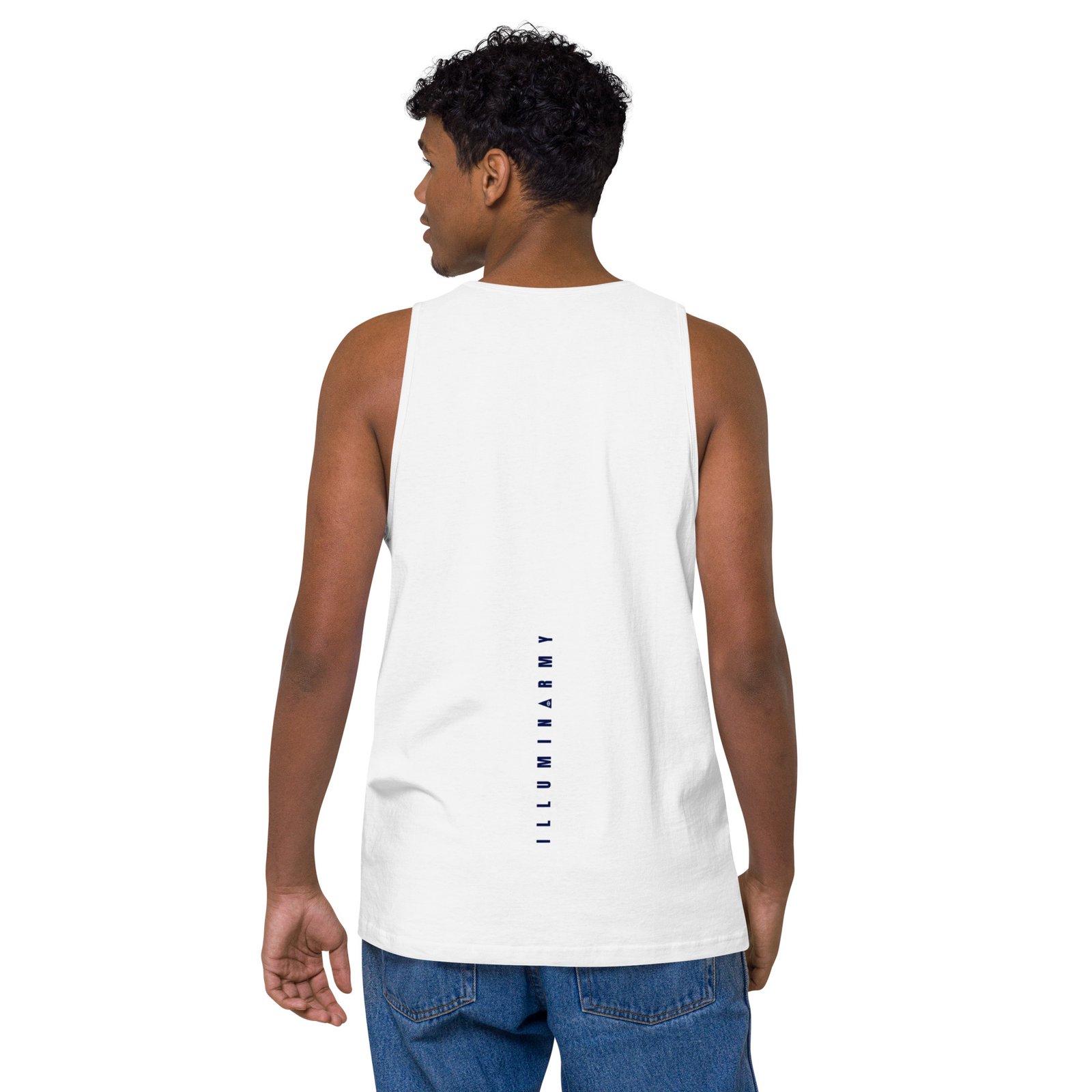 Holographic YOUniverse Tank Top – Unisex 100% Cotton Holographic Universe Vest - Image 6
