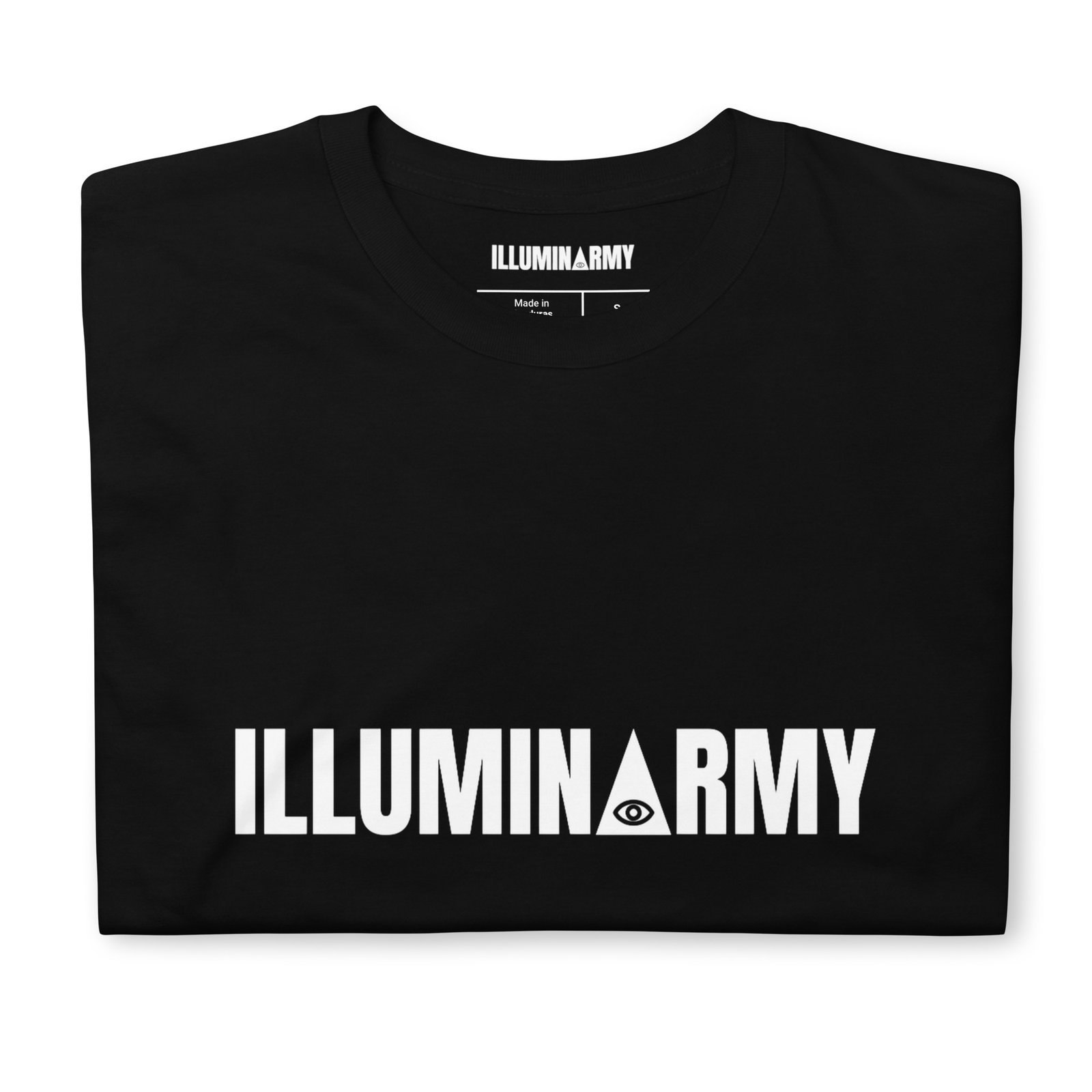 Illuminarmy T-Shirt – Unisex 100% Cotton Illuminati Tee | Inspirational Activist Clothes (White Text) - Image 4