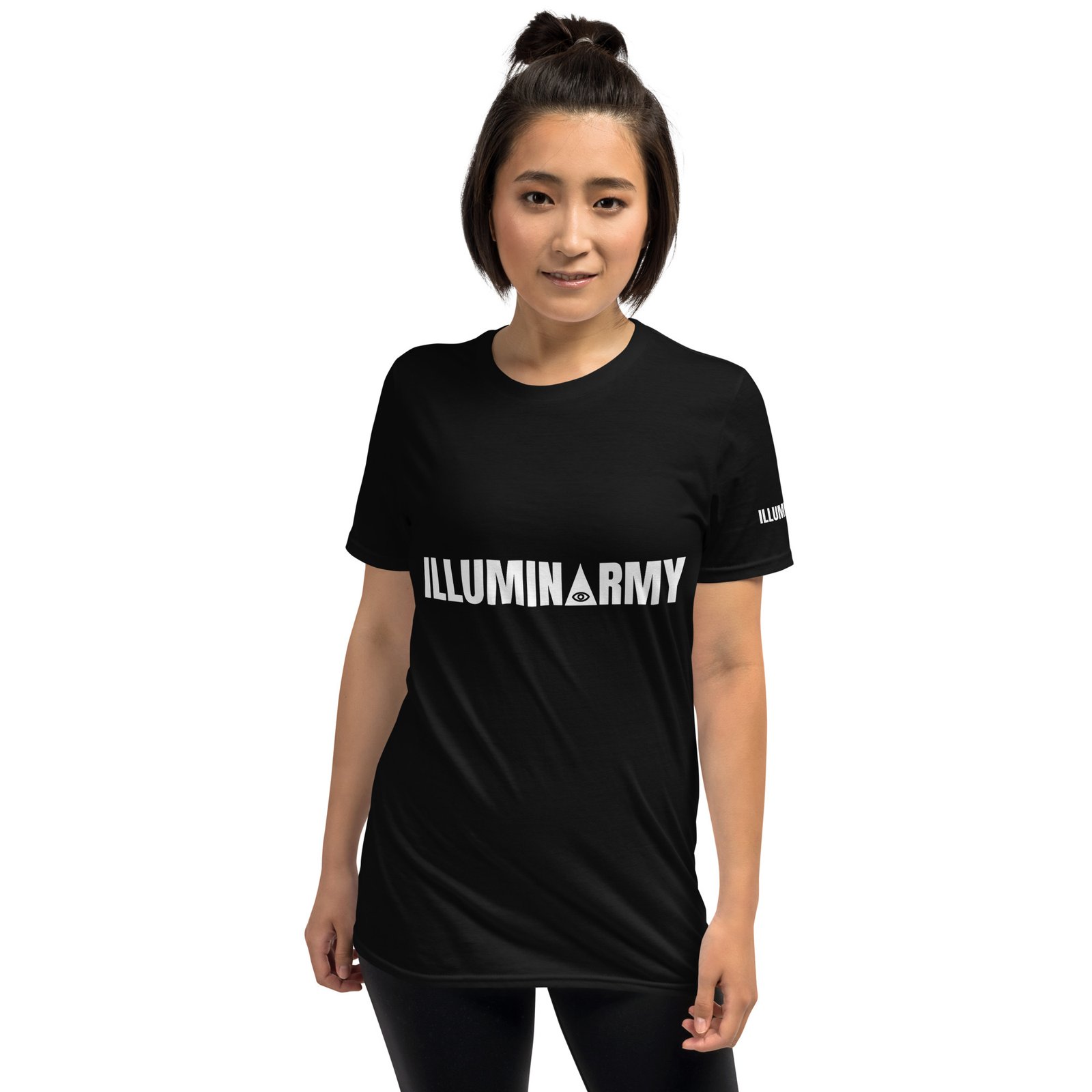 Illuminarmy T-Shirt – Unisex 100% Cotton Illuminati Tee | Inspirational Activist Clothes (White Text) - Image 7
