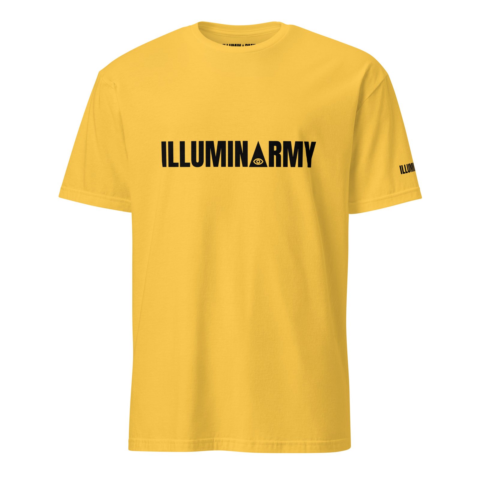 Illuminarmy T-Shirt – Unisex 100% Cotton Illuminati Tee | Inspirational Activist Clothes (Black Text) - Image 21