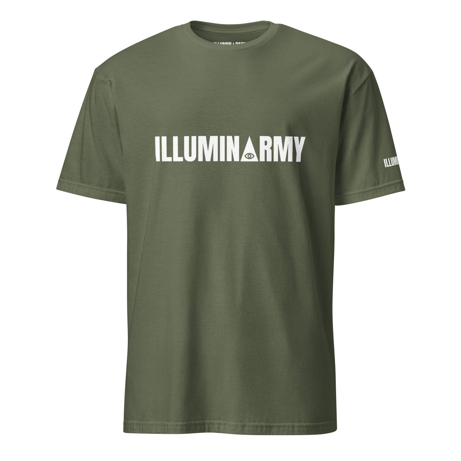 Illuminarmy T-Shirt – Unisex 100% Cotton Illuminati Tee | Inspirational Activist Clothes (White Text) - Image 9