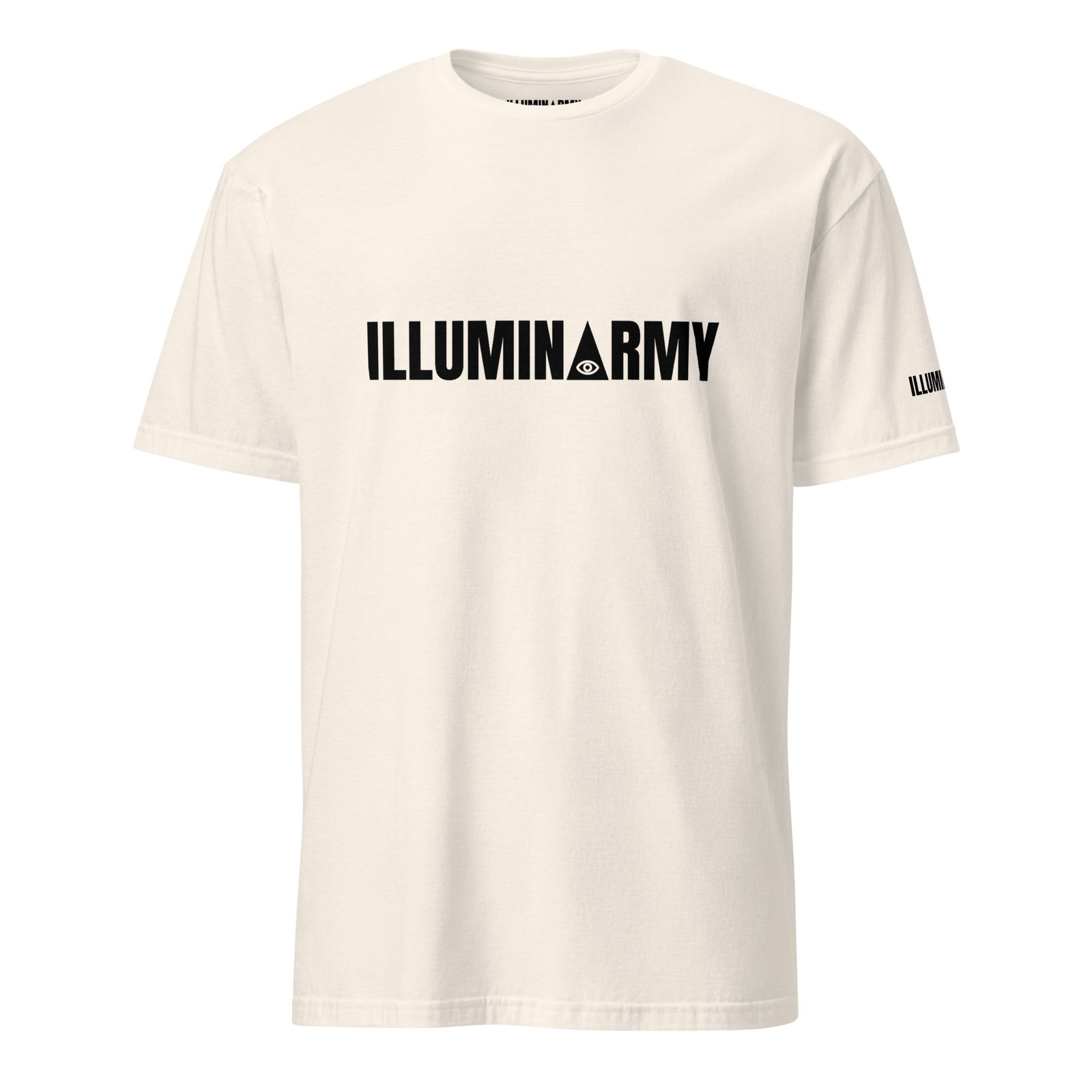Illuminarmy T-Shirt – Unisex 100% Cotton Illuminati Tee | Inspirational Activist Clothes (Black Text) - Image 9