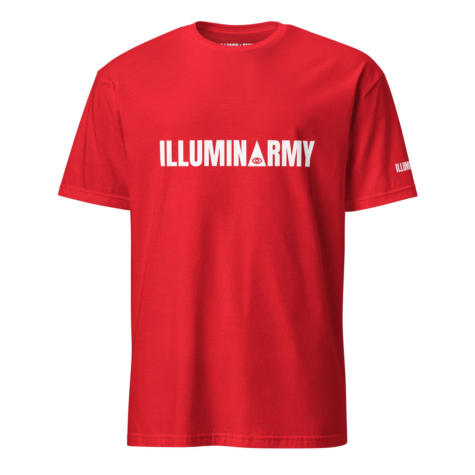 Illuminarmy T-Shirt – Unisex 100% Cotton Illuminati Tee | Inspirational Activist Clothes (White Text) - Image 17
